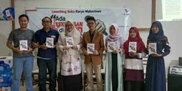 Mahasiswa UMC Launching buku ‘Ada Kekerasan di Media Kita’
