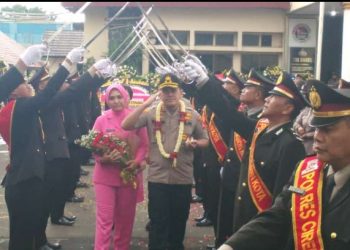 Polres Cirebon Kota Gelar Upacara Pisah Sambut Kapolres