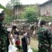 TNI-Polri Buat Bronjong Penahan Banjir di Sungai Cikasarung
