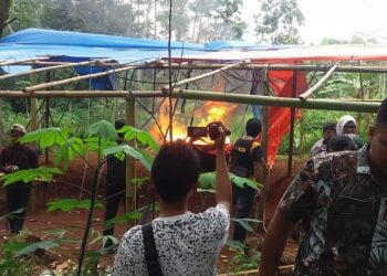 Lokasi Sabung Ayam di Cicanir Digrebeg Polisi