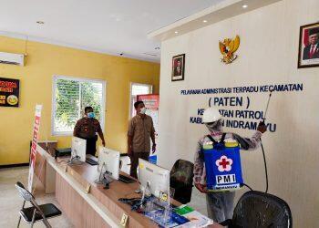 Area Publik dan Wilayah Perbatasan Disemprot Disinfektan