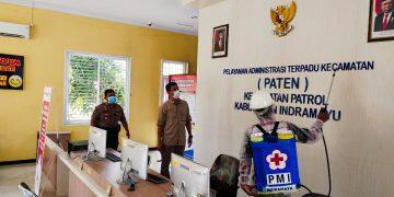 Area Publik dan Wilayah Perbatasan Disemprot Disinfektan