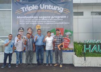 Samsat Haurgeulis Sosialisasikan Program Triple Untung