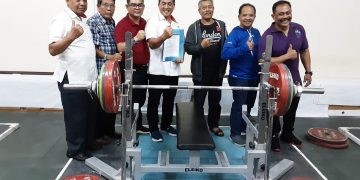 KONI Kuningan Dapat Bantuan Peralatan Angkat Berat Senilai 300 Juta