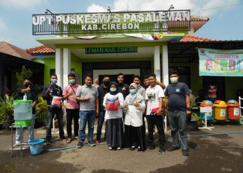 Komunitas Wexwox Brother Tebar Masker di 6 Puskesmas Wilayah Timur Cirebon