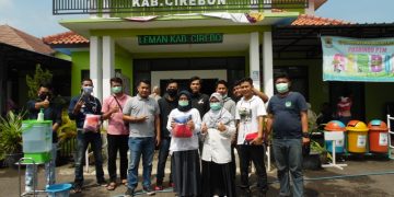 Komunitas Wexwox Brother Tebar Masker di 6 Puskesmas Wilayah Timur Cirebon