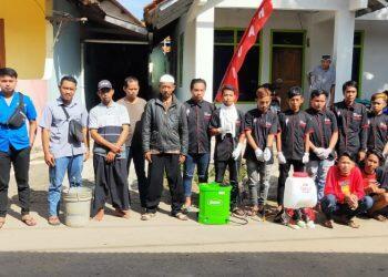 Karang Taruna Desa Lebakmekar Lakukan Sosialisasi Wabah Corona