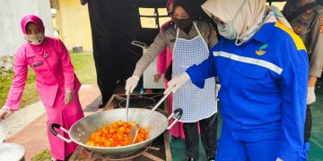 Polres Indramayu Dirikan Posko Dapur Umum