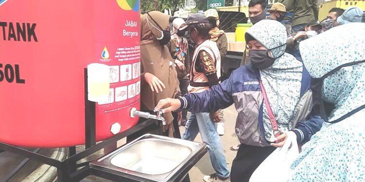 Jabar Bergerak Majalengka Sebar Wastafel Portabel