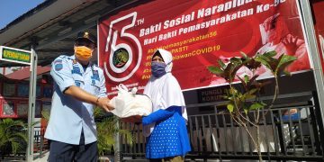 Peringatan Hari Bakti Pemasyarakatan ke 56 Diisi Bagi-bagi Sembako