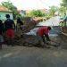 Memasuki Ramadhan, Jalan Desa Gebang Kulon Diperbaiki