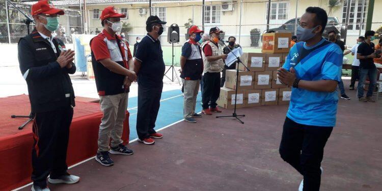 Gerakan Sejuta Masker di Majalengka, Shoetown Sumbang 10 Ribu Masker Medis
