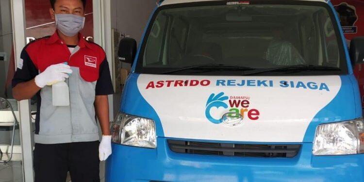Servis Mobil di Rumah, Astrido Rejeki Daihatsu Beri Diskon 20 % dan Gratis Car Disinfektan