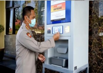 Bantu Pekerja Informal Terdampak Covid-19, Polresta Cirebon Gunakan ATM Beras