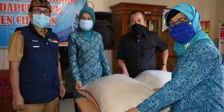 Pemkab Cirebon Salurkan 42,2 Ton Beras Dukung Gasibu