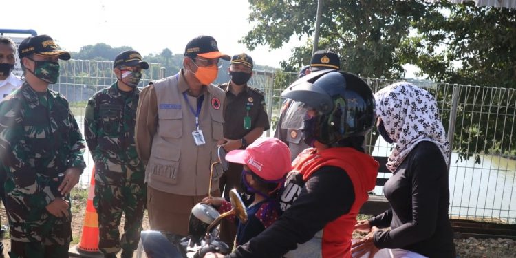 Gugus Tugas Pantau Pelaksanaan PSBB di Tiga Pos Check Point