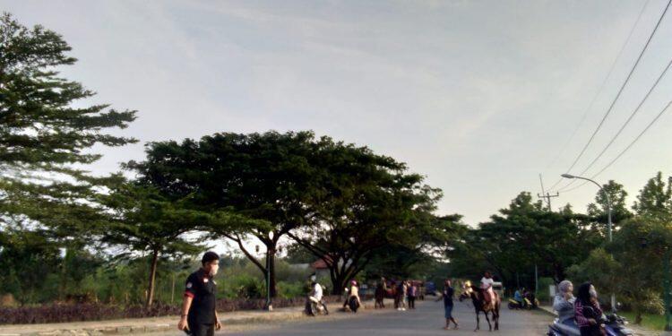 Selama PSBB Taman Baribis Majalengka Sepi Pengunjung