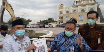 BI Cirebon Bantu Pemagaran Area Masjid Al-Jabbar Plumbon