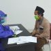 Puluhan Santri Lirboyo Ikuti Rapid Test di Covid Center Watubelah