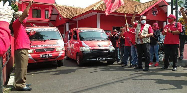 4.000 Paket Sembako untuk Kader PDIP Diberangkatkan