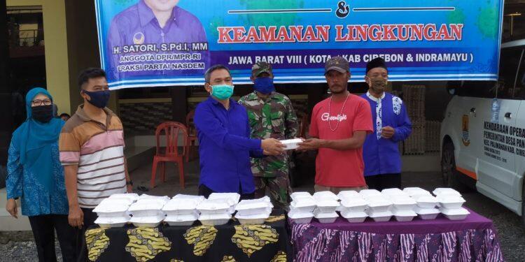 Satori Bagikan 2.000 Bungkus Bantu Warga Terdampak Covid-19