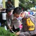 Menuju New Normal, Kapolres Majalengka Meninjau Tanaman Ketahanan Pangan di Polsek Talaga