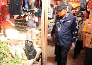 Hadapi AKB, Plt Bupati Cek Kesiapan Pasar Tradisional