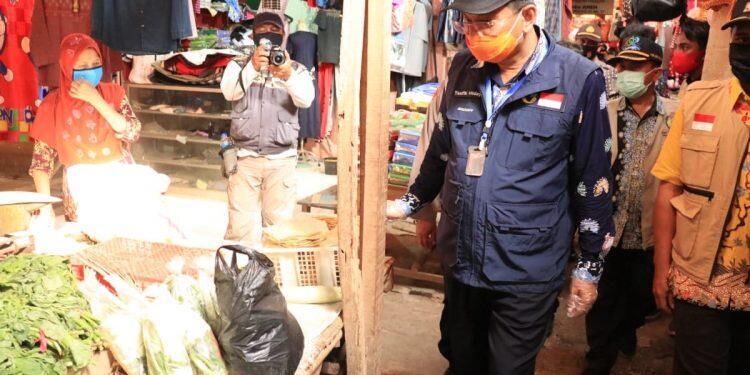Hadapi AKB, Plt Bupati Cek Kesiapan Pasar Tradisional