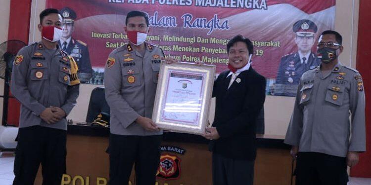 Lemkapi Anugerahkan Promoter Reward kepada Polres Majalengka