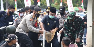 Polresta Cirebon Lakukan Panen Raya Program Ketahanan Pangan