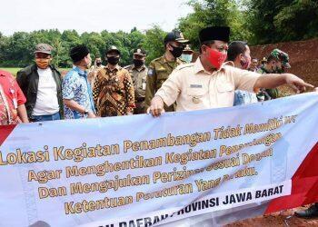 Wagub Jabar Tutup Galian Ilegal di Desa Wisata
