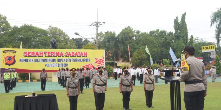 Tiga Polsek Wilayah Hukum Polresta Cirebon Berganti Pimpinan