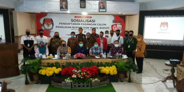 KPU Gelar Sosialisasi Pendaftaran Paslon Bupati dan Wakil Bupati