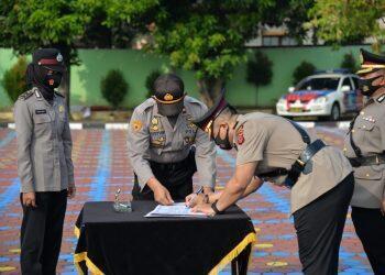 Tujuh Perwira Polres Indramayu Dimutasi