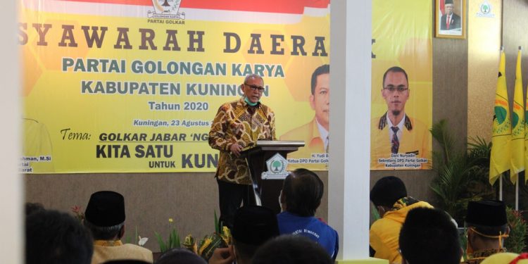 Bupati Hadir, Asep Armala Terpilih Aklamasi Pada Musda Golkar