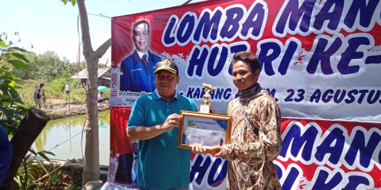 DPC Demokrat Kota Cirebon Gelar Lomba Mancing