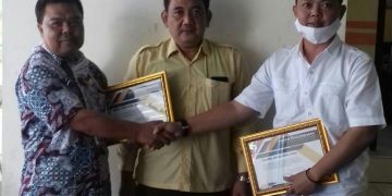 Tempati Jabatan Baru di Lingkup Pemkab, Dua Kasubag KPU Gelar Acara Pamitan