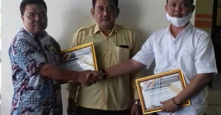 Tempati Jabatan Baru di Lingkup Pemkab, Dua Kasubag KPU Gelar Acara Pamitan