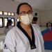 Atlit Taekwondo Dojang Pemuda Gunakan Masker