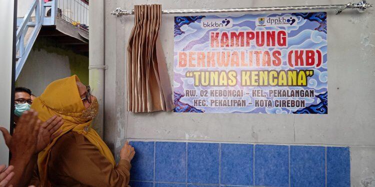 Eti Resmikan Kampung KB di Kelurahan Pekalangan