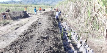 Pemdes Cigobang Bangun JIT Secara Padat Karya