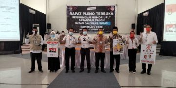 Dapat Nomor Urut Pilkada, Empat Paslon Adu Visi Misi