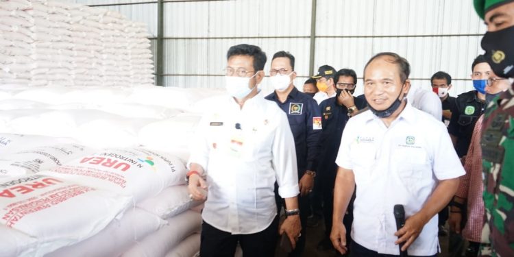 Mentan Cek Ketersediaan Pupuk Subsidi Musim Tanam Kedua