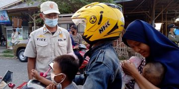 Satu Keluarga Terjaring Razia Masker Satpol PP