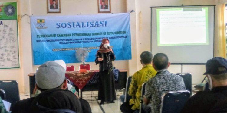 Kelurahan Kecapi Sosialisasi Pencegahan Covid-19 di Kawasan Permukiman Kumuh