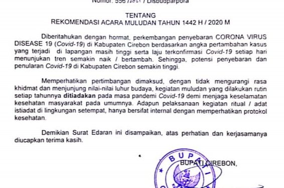 Kasus Covid-19 Terus Naik, Pelaksanaan Muludan Tahun Ini Ditiadakan