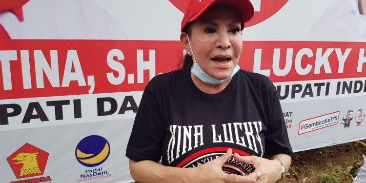 Mpok Atiek optimis Nina Lucky Menang Pilkada Indramayu