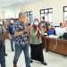 Pjs. Bupati Indramayu Jalan Kaki Sambangi Sejumlah SKPD