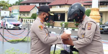 Ciptakan Pelayanan Prima, Polres Serahkan Puluhan Sepeda Motor Dinas