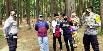 Tiga Polsek di Polres Majalengka Sambangi Warga Sosialisasikan 3M